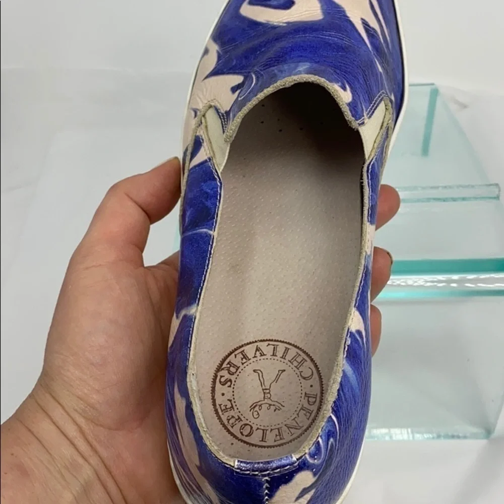 Penelope Chilvers Sz 39 Leather Slip On Sneaker